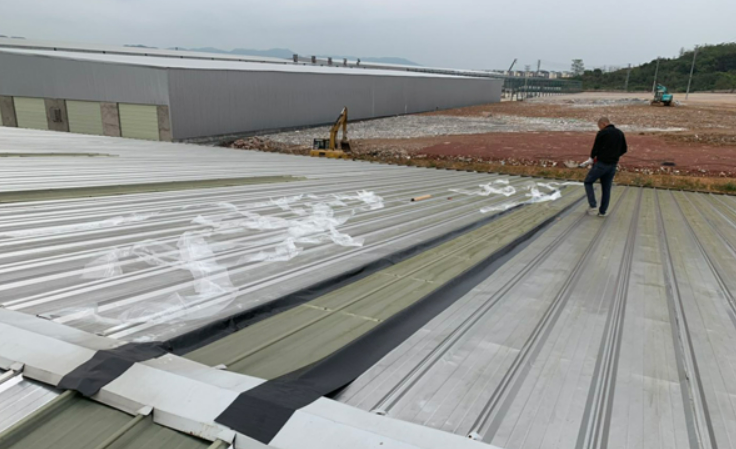 颍州厂房屋面防水维修案例